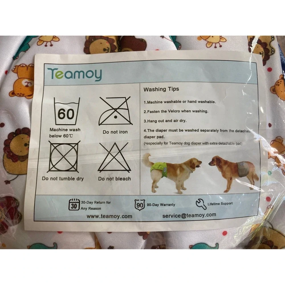 NWT Teamoy Dog Puppy Belly Band Diapers